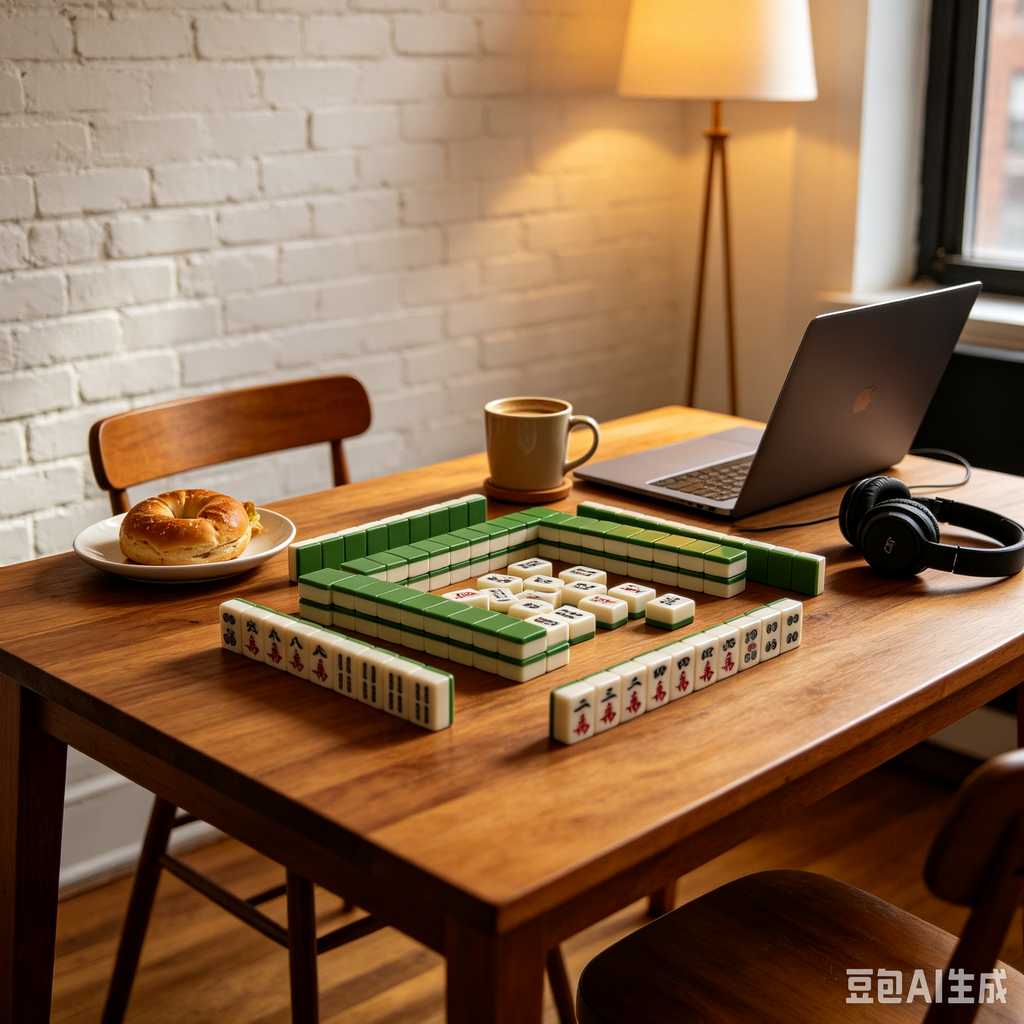 mahjong rule card included